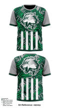 Edmond Santa Fe High School Football 10022708 Short Sleeve Performance Shirt - 41