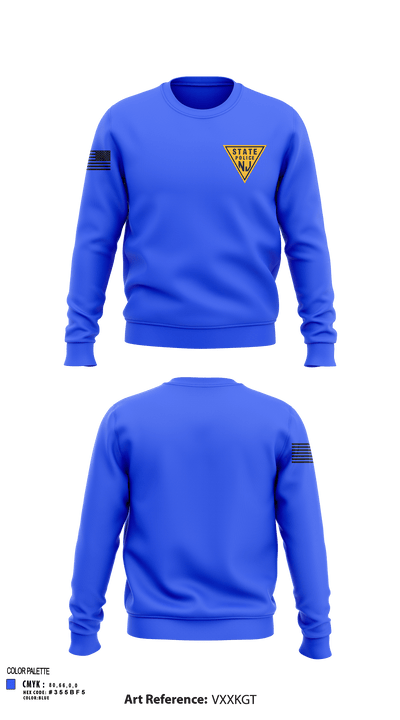 New Jersey state police 11429252 Crew Neck Sweatshirt - 131