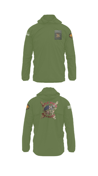 Windbreaker, Archer Battery 2-2 FA, Army, Teamtime, Team time, sublimation, custom sports apparel, team uniforms, spirit wear, spiritwear, sports uniforms, custom shirts, team store, custom team store, fundraiser sports, apparel fundraiser
