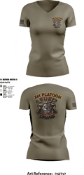 Fuel Dawgs 84866283 Women's Short Sleeve V-neck Shirt - 4