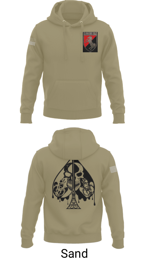 Hoodie, Dealer Company, 1/11 ACR, Army, Teamtime, Team time, sublimation, custom sports apparel, team uniforms, spirit wear, spiritwear, sports uniforms, custom shirts, team store, custom team store, fundraiser sports, apparel fundraiser