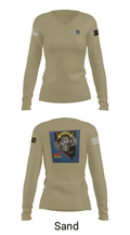 152 Port Dawgs 71317587 Women's Long Sleeve V-neck Shirt - 97