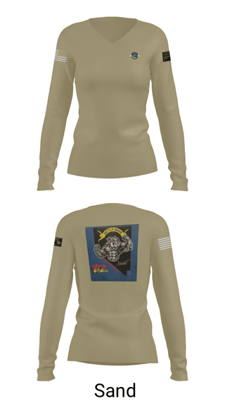Women's Long Sleeve Vneck Shirt, 152 Port Dawgs, Air Force, Teamtime, Team time, sublimation, custom sports apparel, team uniforms, spirit wear, spiritwear, sports uniforms, custom shirts, team store, custom team store, fundraiser sports, apparel fundraiser