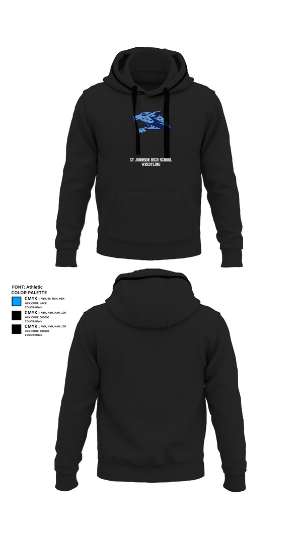 Hoodie, CT Johnson High School Wrestling, Wrestling, Teamtime, Team time, sublimation, custom sports apparel, team uniforms, spirit wear, spiritwear, sports uniforms, custom shirts, team store, custom team store, fundraiser sports, apparel fundraiser