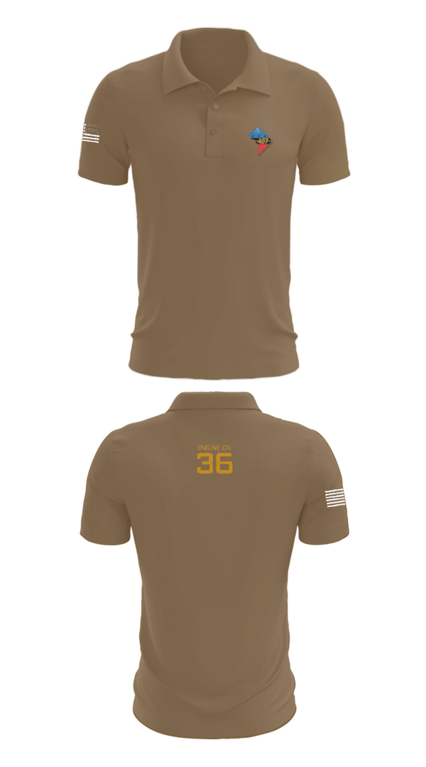 Short Sleeve Performance Polo, Rescue Engine 56DCFD RTC407, Fire Department, Teamtime, Team time, sublimation, custom sports apparel, team uniforms, spirit wear, spiritwear, sports uniforms, custom shirts, team store, custom team store, fundraiser sports, apparel fundraiser
