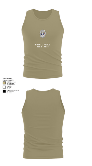 Tank Top, Haskell Police Department, Police, Teamtime, Team time, sublimation, custom sports apparel, team uniforms, spirit wear, spiritwear, sports uniforms, custom shirts, team store, custom team store, fundraiser sports, apparel fundraiser