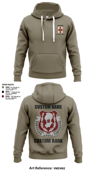 Hoodie, 1st Medical Brigade, , Teamtime, Team time, sublimation, custom sports apparel, team uniforms, spirit wear, spiritwear, sports uniforms, custom shirts, team store, custom team store, fundraiser sports, apparel fundraiser