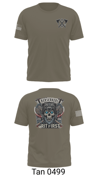 Baker 3-509th 3rd Plt 1st squad 60073036 Old School Cotton Feel Shirt - 70