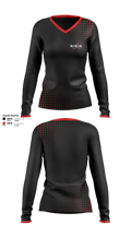 NEA ELITE 54205879 Women's Long Sleeve V-neck Shirt -1 1