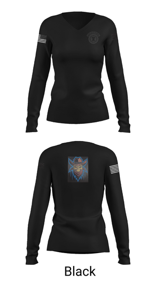 Womens Long Sleeve Vneck Shirt, U.S. Army Recruiting Eau Claire, Army, Teamtime, Team time, sublimation, custom sports apparel, team uniforms, spirit wear, spiritwear, sports uniforms, custom shirts, team store, custom team store, fundraiser sports, apparel fundraiser