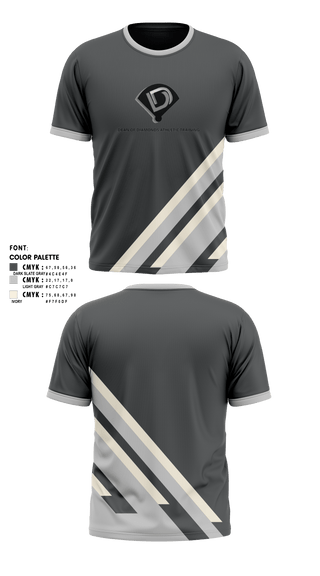 Short Sleeve Performance Shirt, Dean of Diamonds Athletic Training, Baseball, Teamtime, Team time, sublimation, custom sports apparel, team uniforms, spirit wear, spiritwear, sports uniforms, custom shirts, team store, custom team store, fundraiser sports, apparel fundraiser