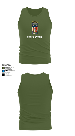 Tank Top, SPO Nation, Army, Teamtime, Team time, sublimation, custom sports apparel, team uniforms, spirit wear, spiritwear, sports uniforms, custom shirts, team store, custom team store, fundraiser sports, apparel fundraiser