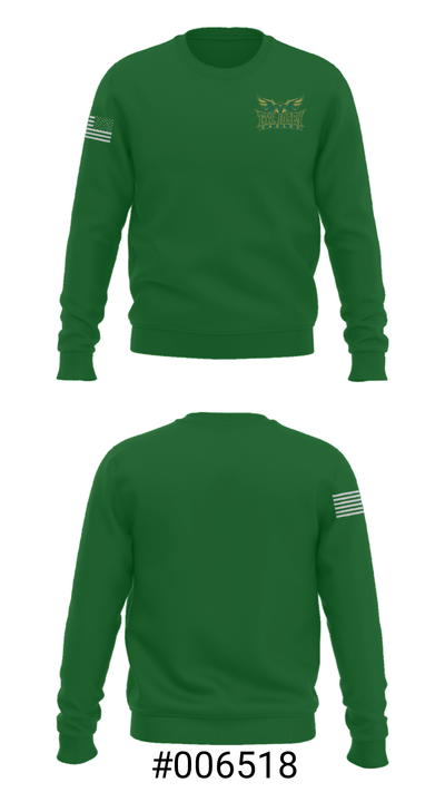 T W Josey High School Softball 29418827 Crew Neck Sweatshirt - 16