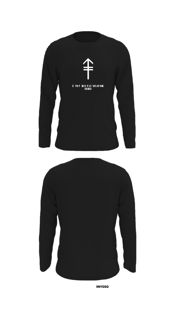 Long Sleeve Performance Shirt, 2/2 3rd PLT Weapon SquadE TRP 3RD PLT WEAPONS SQUAD, Army, Teamtime, Team time, sublimation, custom sports apparel, team uniforms, spirit wear, spiritwear, sports uniforms, custom shirts, team store, custom team store, fundraiser sports, apparel fundraiser