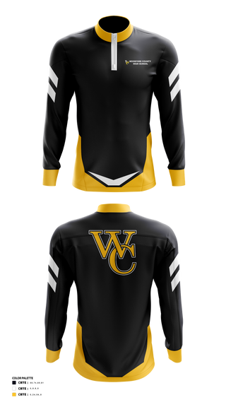 Quarter Zip Jacket, Woodford County High School Golf, Golf, Teamtime, Team time, sublimation, custom sports apparel, team uniforms, spirit wear, spiritwear, sports uniforms, custom shirts, team store, custom team store, fundraiser sports, apparel fundraiser