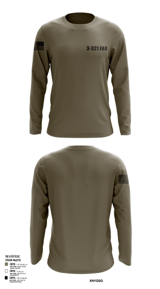 Long Sleeve Performance Shirt, 3-321 FAR, Army, Teamtime, Team time, sublimation, custom sports apparel, team uniforms, spirit wear, spiritwear, sports uniforms, custom shirts, team store, custom team store, fundraiser sports, apparel fundraiser