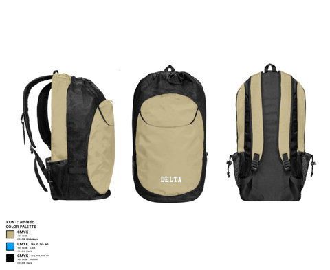 Gear Bag, Delta, Navy, Teamtime, Team time, sublimation, custom sports apparel, team uniforms, spirit wear, spiritwear, sports uniforms, custom shirts, team store, custom team store, fundraiser sports, apparel fundraiser