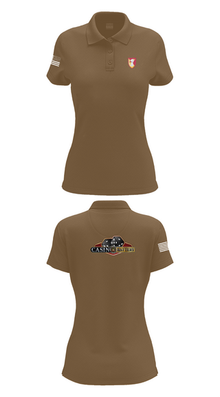 Womens Short Sleeve Performance Polo, Charlie Battery, 1st Battalion 1st Air Defense Artillery Regiment, , Teamtime, Team time, sublimation, custom sports apparel, team uniforms, spirit wear, spiritwear, sports uniforms, custom shirts, team store, custom team store, fundraiser sports, apparel fundraiser