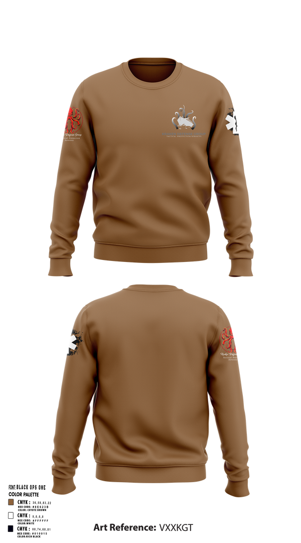 Crew Neck Sweatshirt, Kraken Defense Group, , Teamtime, Team time, sublimation, custom sports apparel, team uniforms, spirit wear, spiritwear, sports uniforms, custom shirts, team store, custom team store, fundraiser sports, apparel fundraiser