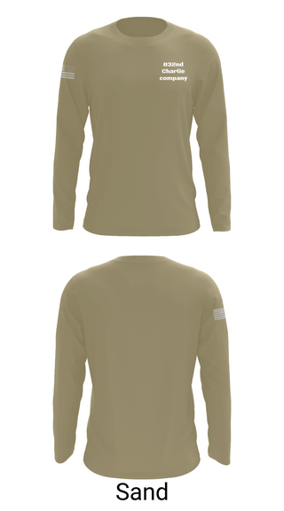 Long Sleeve Performance Shirt, 832nd Charlie company, , Teamtime, Team time, sublimation, custom sports apparel, team uniforms, spirit wear, spiritwear, sports uniforms, custom shirts, team store, custom team store, fundraiser sports, apparel fundraiser