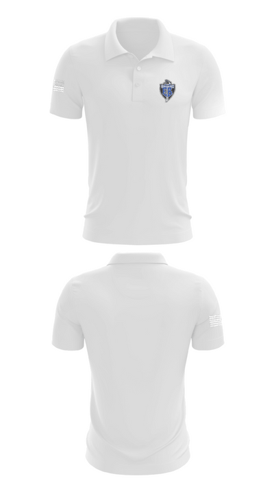 East Burke Middle School Cheer 98103650 Short Sleeve Performance Polo - 9
