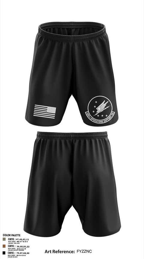 Athletic Shorts With Pockets, 509 OSS, Air Force, Teamtime, Team time, sublimation, custom sports apparel, team uniforms, spirit wear, spiritwear, sports uniforms, custom shirts, team store, custom team store, fundraiser sports, apparel fundraiser