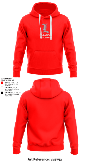 Hoodie, Loranger High School Basketball, Women's Basketball, Teamtime, Team time, sublimation, custom sports apparel, team uniforms, spirit wear, spiritwear, sports uniforms, custom shirts, team store, custom team store, fundraiser sports, apparel fundraiser
