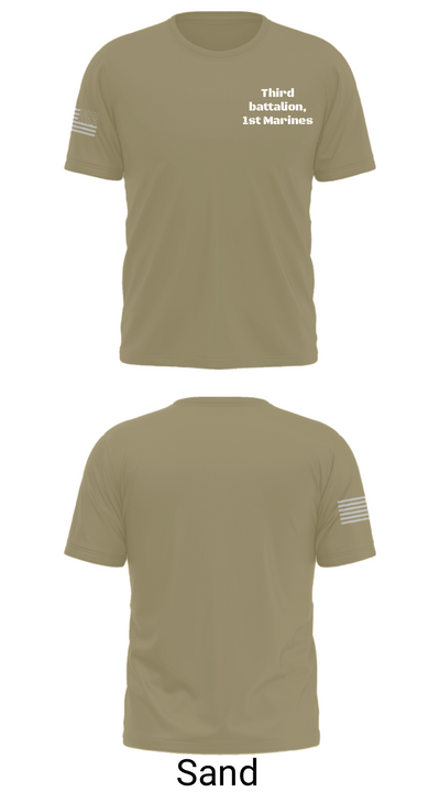 Third battalion, 1st Marines 26624063 Short Sleeve Performance Shirt - 96