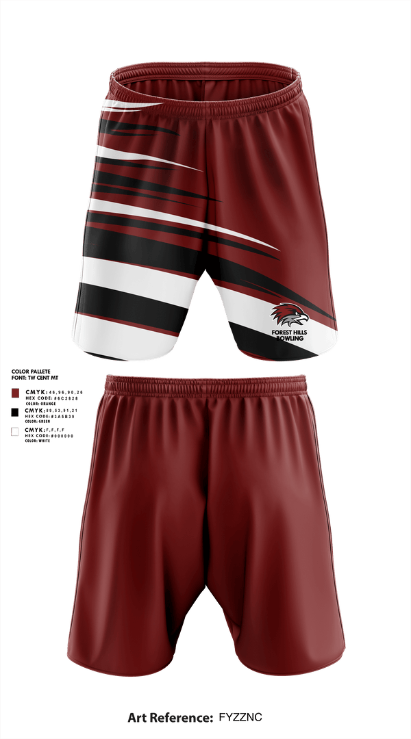 Athletic Shorts With Pockets, Forest Hills Eastern High School Bowling, Bowling, Teamtime, Team time, sublimation, custom sports apparel, team uniforms, spirit wear, spiritwear, sports uniforms, custom shirts, team store, custom team store, fundraiser sports, apparel fundraiser