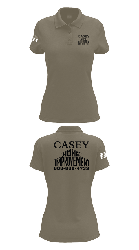 Womens Short Sleeve Performance Polo, Casey home improvement, , Teamtime, Team time, sublimation, custom sports apparel, team uniforms, spirit wear, spiritwear, sports uniforms, custom shirts, team store, custom team store, fundraiser sports, apparel fundraiser