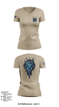 Death Knights 11109315 Women's Short Sleeve V-neck Shirt - 1