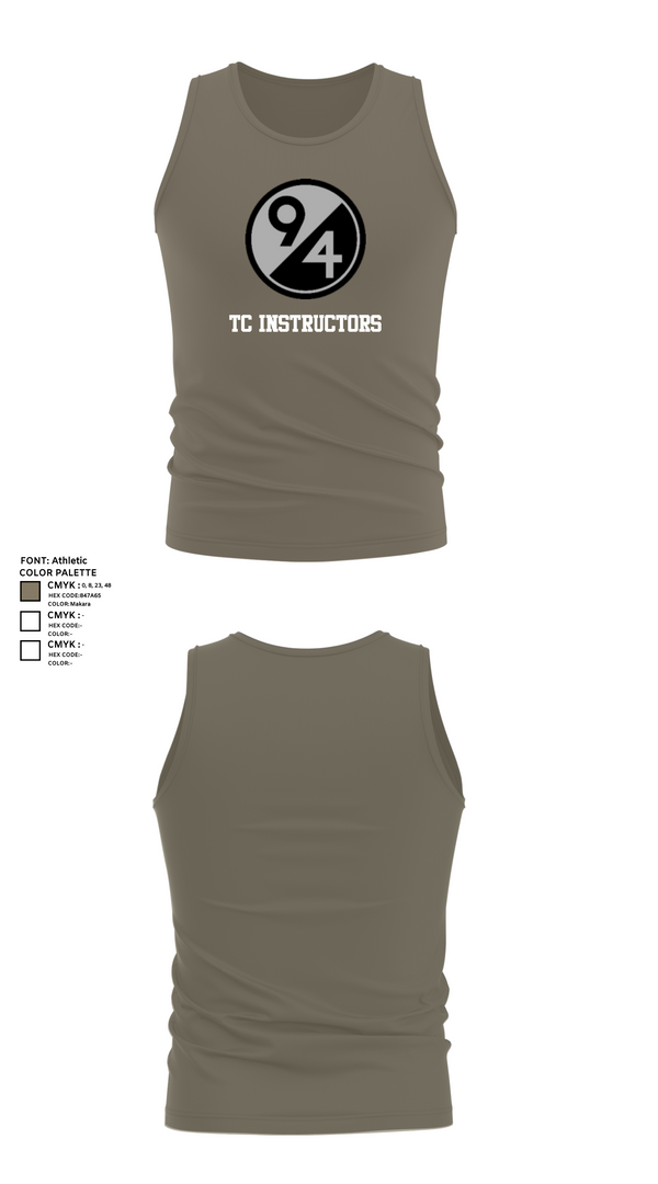 Tank Top, TC Instructors, , Teamtime, Team time, sublimation, custom sports apparel, team uniforms, spirit wear, spiritwear, sports uniforms, custom shirts, team store, custom team store, fundraiser sports, apparel fundraiser