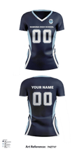 Ramona High School Volleyball 26782509 Women's Short Sleeve V-neck Shirt - 114
