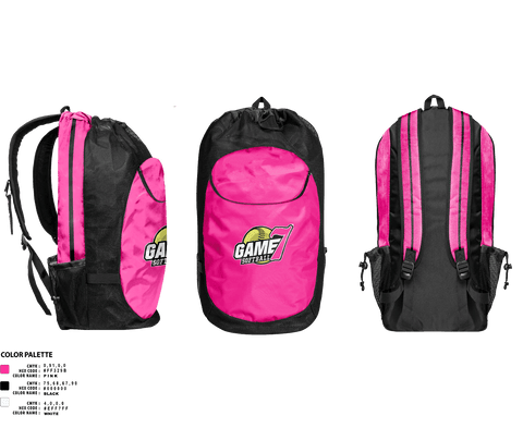 Gear Bag, Game7 Softball, Softball, Teamtime, Team time, sublimation, custom sports apparel, team uniforms, spirit wear, spiritwear, sports uniforms, custom shirts, team store, custom team store, fundraiser sports, apparel fundraiser