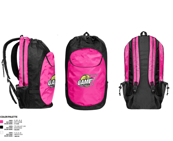 Gear Bag, Game7 Softball, Softball, Teamtime, Team time, sublimation, custom sports apparel, team uniforms, spirit wear, spiritwear, sports uniforms, custom shirts, team store, custom team store, fundraiser sports, apparel fundraiser