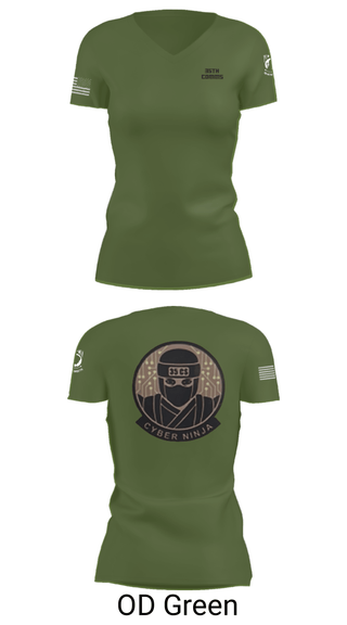 Women's Short Sleeve Vneck Shirt, 35th COMMS, Air Force, Teamtime, Team time, sublimation, custom sports apparel, team uniforms, spirit wear, spiritwear, sports uniforms, custom shirts, team store, custom team store, fundraiser sports, apparel fundraiser