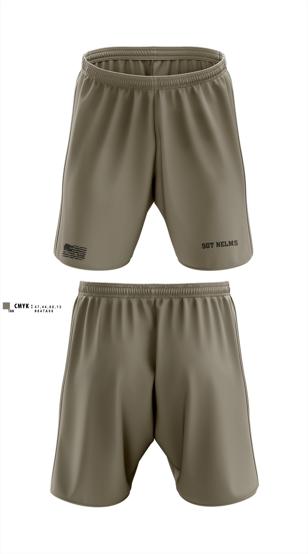 Athletic Shorts With Pockets, SGT Nelms, National Guard, Teamtime, Team time, sublimation, custom sports apparel, team uniforms, spirit wear, spiritwear, sports uniforms, custom shirts, team store, custom team store, fundraiser sports, apparel fundraiser