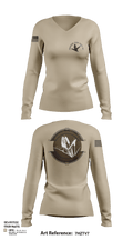 Crooked Wing Fowl Co. 60140412 Women's Long Sleeve V-neck Shirt - 103 (2)