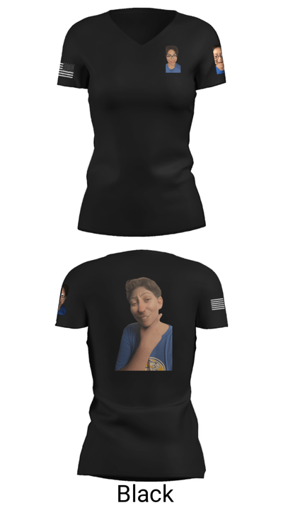 Quasar 99-Q 24782003 Women's Short Sleeve V-neck Shirt - 27