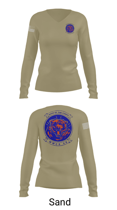MWCS -48 31061613 Women's Long Sleeve V-neck Shirt - 97