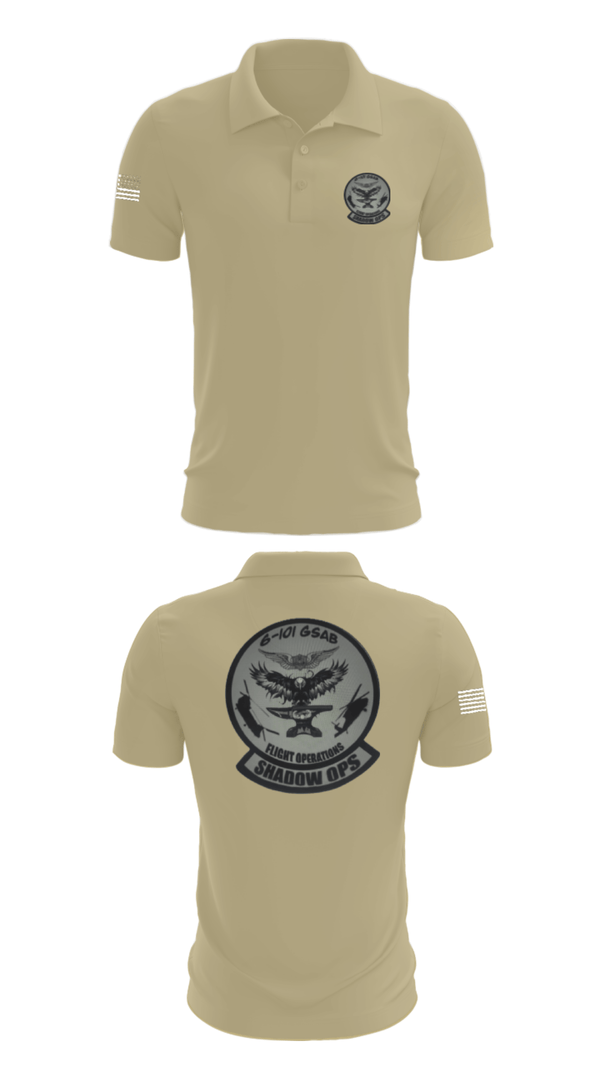 Short Sleeve Performance Polo, Iron Eagle Shadow Ops, Army, Teamtime, Team time, sublimation, custom sports apparel, team uniforms, spirit wear, spiritwear, sports uniforms, custom shirts, team store, custom team store, fundraiser sports, apparel fundraiser