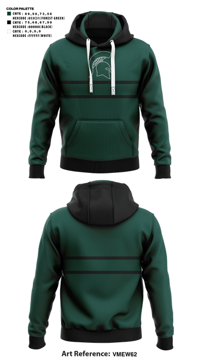 Pembroke Jr Spartans 97077412 Hoodie - 41