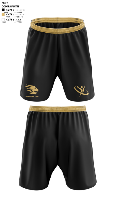 Airblastoff Lions 14236654 Athletic Shorts With Pockets - 1 (1)