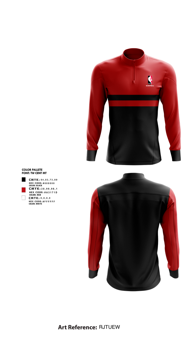 Quarter Zip Jacket, Next Level Pro Am Basketball Association, Men's Basketball, Teamtime, Team time, sublimation, custom sports apparel, team uniforms, spirit wear, spiritwear, sports uniforms, custom shirts, team store, custom team store, fundraiser sports, apparel fundraiser