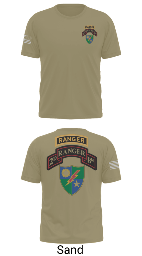 Short Sleeve Performance Shirt, 2nd Battalion 75th Ranger Regiment, , Teamtime, Team time, sublimation, custom sports apparel, team uniforms, spirit wear, spiritwear, sports uniforms, custom shirts, team store, custom team store, fundraiser sports, apparel fundraiser