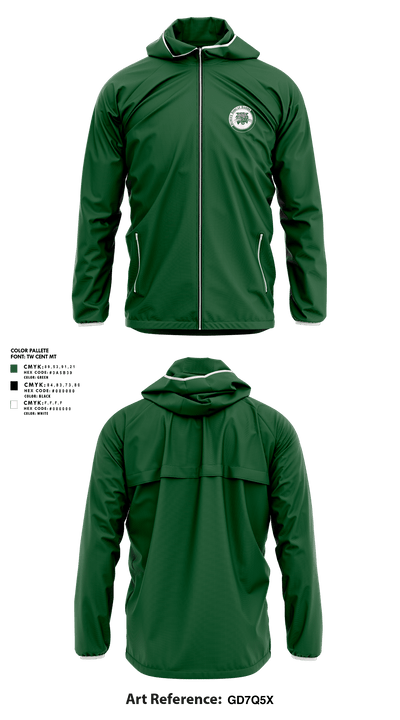 Burley High School Band 49508417 Windbreaker - 1 (2)
