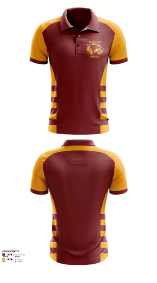 Short Sleeve Performance Polo, Au Gres-Sims High School Basketball, Men's Basketball, Teamtime, Team time, sublimation, custom sports apparel, team uniforms, spirit wear, spiritwear, sports uniforms, custom shirts, team store, custom team store, fundraiser sports, apparel fundraiser