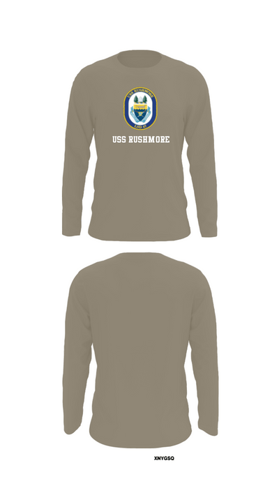 USS RUSHMORE 78932182 Long Sleeve Performance Shirt - 69