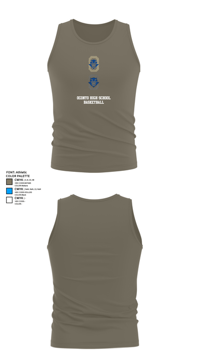 Oconto High School Basketball 74094120 Tank Top - 31