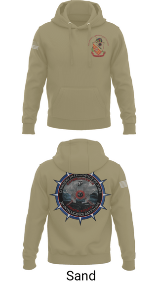 Hoodie, 3rd Intelligence Battalion, Marines, Teamtime, Team time, sublimation, custom sports apparel, team uniforms, spirit wear, spiritwear, sports uniforms, custom shirts, team store, custom team store, fundraiser sports, apparel fundraiser
